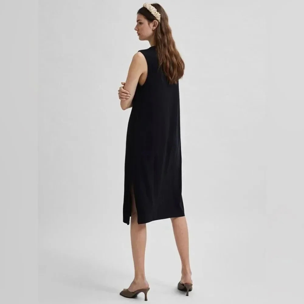 SELECTED FEMME GIA MIDI DRESS XS - Picture 17 of 17